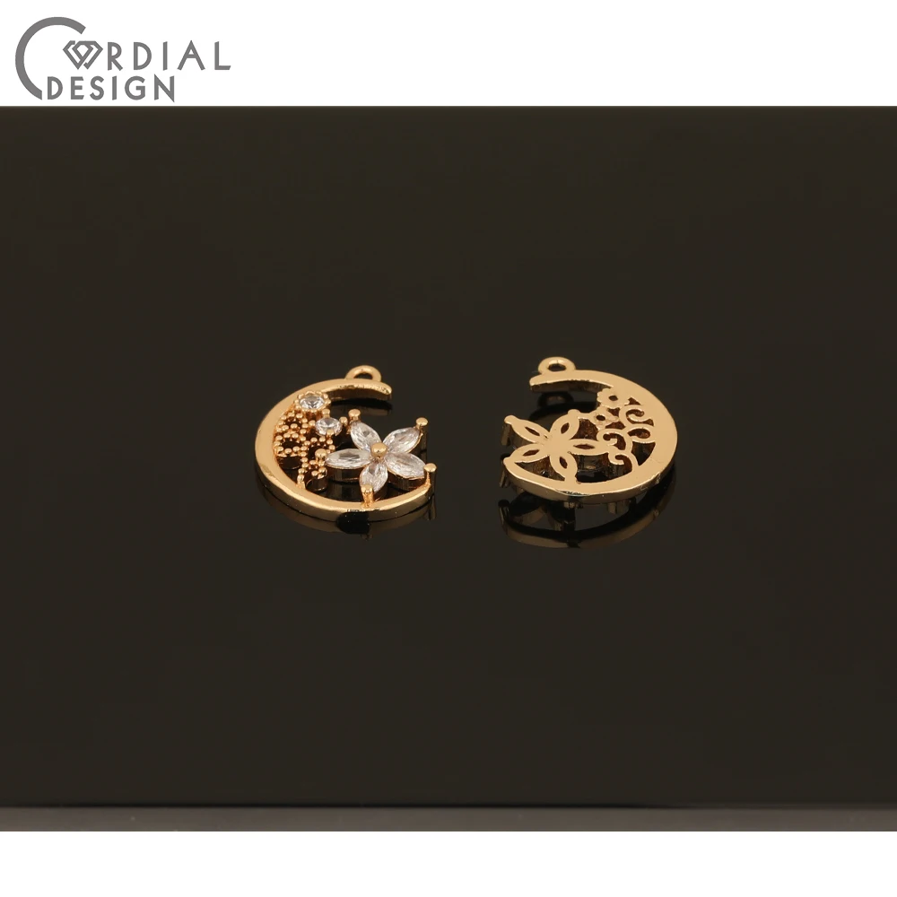 Cordial Design 50Pcs 14*17MM Jewelry Accessories/Hand Made/Earrings Making/CZ Charms/Jewelry Findings & Components/DIY Pendant
Cordial Design 50Pcs 14*17MM Jewelry Accessories/Hand Made/Earrings Making/CZ Charms/Jewelry Findings & Components/DIY Pendant