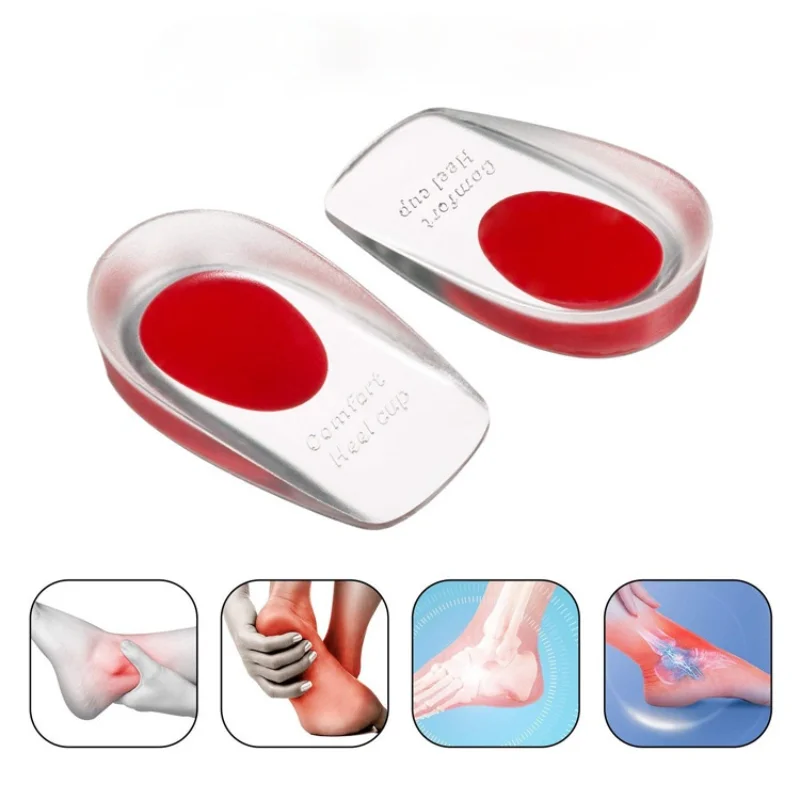 1pair Soft Silicone Gel Insoles for heel spurs pain Foot cushion Foot Massager Care Half Heel Insole Pad Height Increase
1pair Soft Silicone Gel Insoles for heel spurs pain Foot cushion Foot Massager Care Half Heel Insole Pad Height Increase