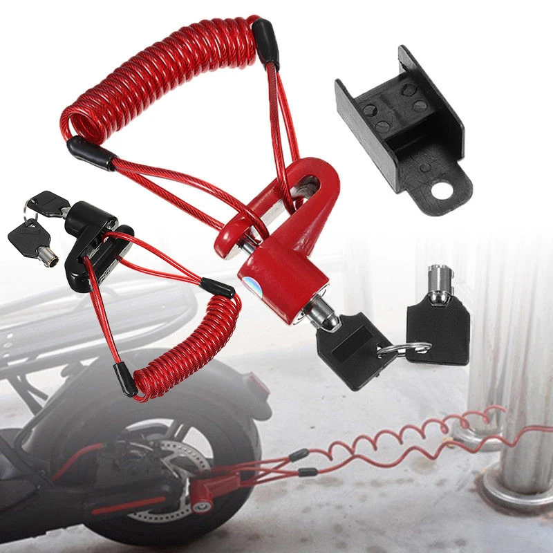 1 Set Of Xiaomi M365 Anti-theft Lock Electric Scooter Spring Cable Lock Anti-theft Rope Alarm Disk Lock Safety Protection
1 Set Of Xiaomi M365 Anti-theft Lock Electric Scooter Spring Cable Lock Anti-theft Rope Alarm Disk Lock Safety Protection