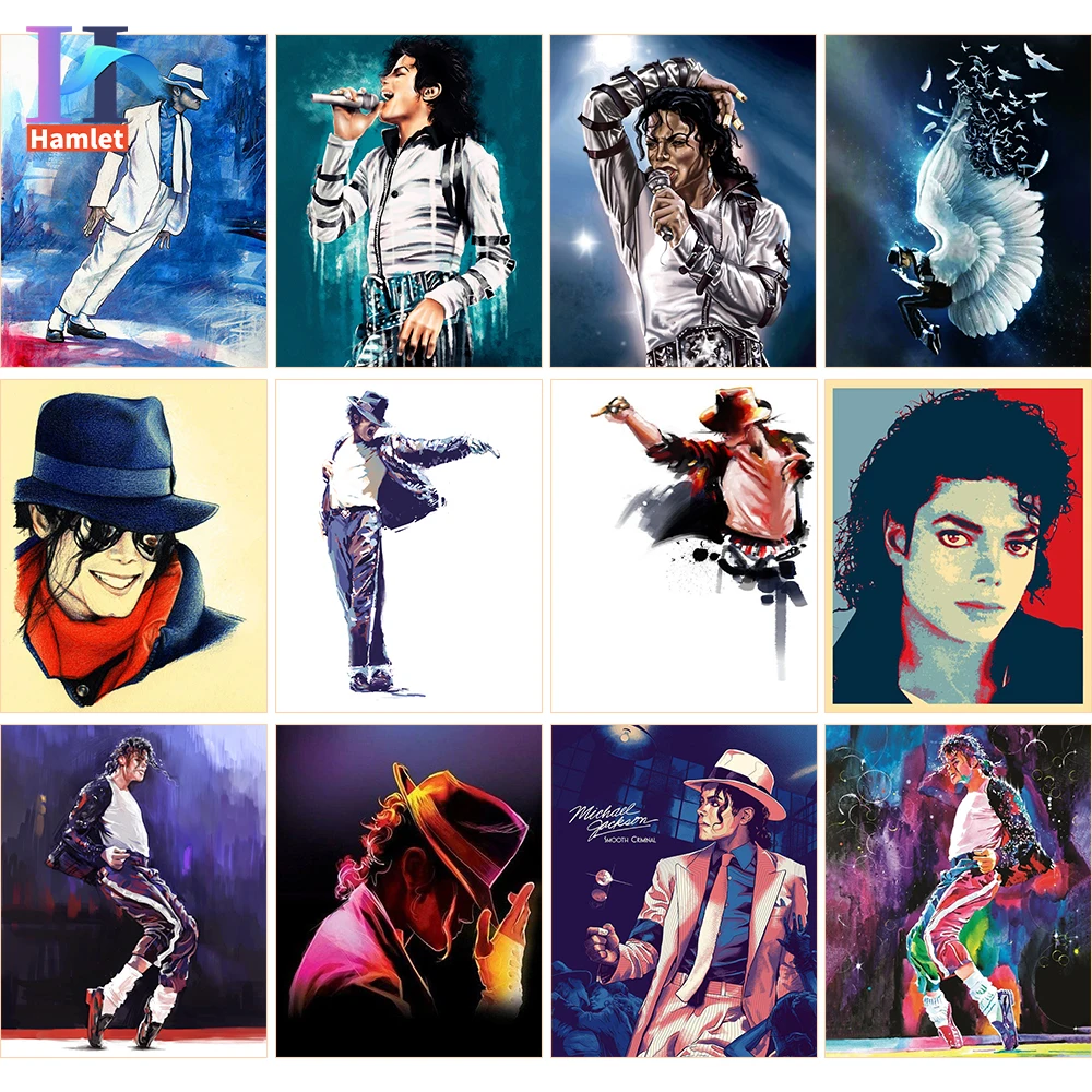 DIY Painting By Numbers Michael Jackson Hand Painted Kits Drawing Figure Acrylic Paint Coloring By numbers Canvas Home Decor Art 
DIY Painting By Numbers Michael Jackson Hand Painted Kits Drawing Figure Acrylic Paint Coloring By numbers Canvas Home Decor Art