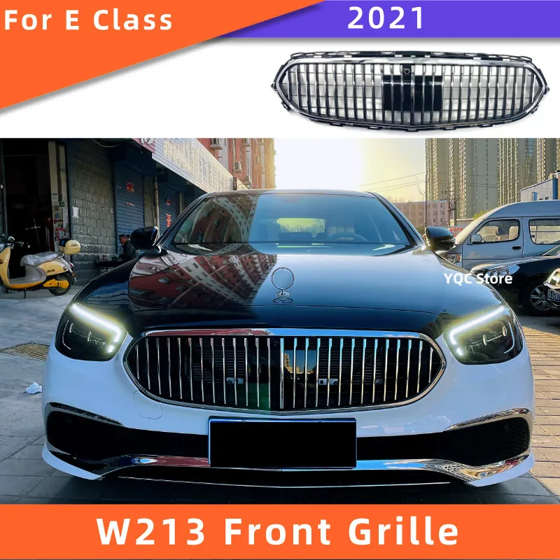 Front Grille Suitable For Mercedes W213 E Class 2021 E300 E450 E53 Facelift front bumper Grill for Maybach style not fit E63
Front Grille Suitable For Mercedes W213 E Class 2021 E300 E450 E53 Facelift front bumper Grill for Maybach style not fit E63