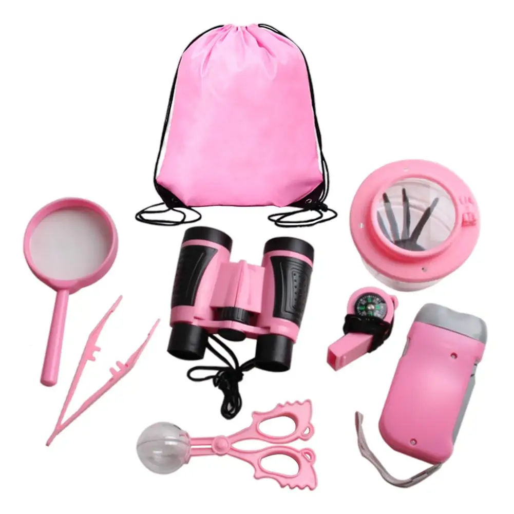 Kids Outdoor Explorer Toys 8-PCS STEM Adventure Kit With Storage Bag Telescope Whistle Flashlight Suitable For Camping Hiking Hu
Kids Outdoor Explorer Toys 8-PCS STEM Adventure Kit With Storage Bag Telescope Whistle Flashlight Suitable For Camping Hiking Hu