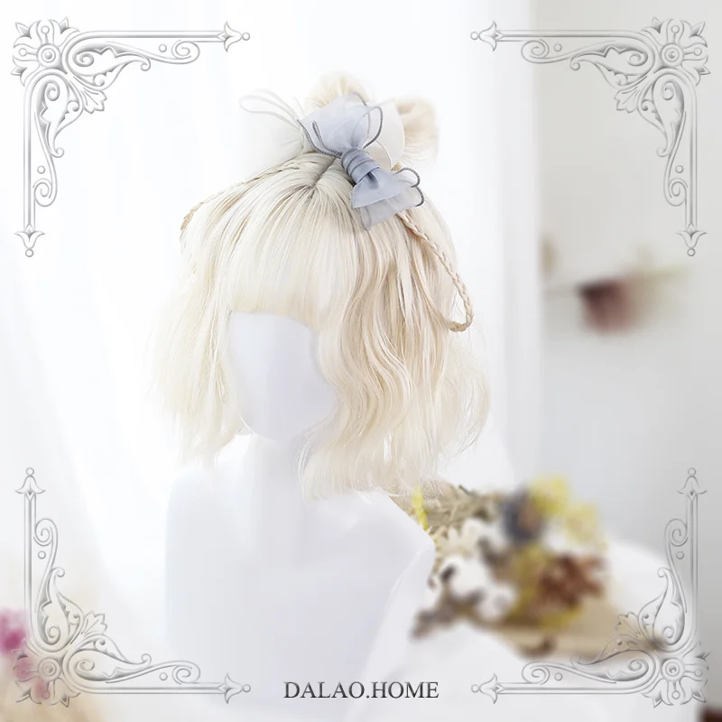 High Quality Multicolor Harajuku Soft Girl Lolita Milky White Air Bangs High Temperature Resistance Wig
High Quality Multicolor Harajuku Soft Girl Lolita Milky White Air Bangs High Temperature Resistance Wig