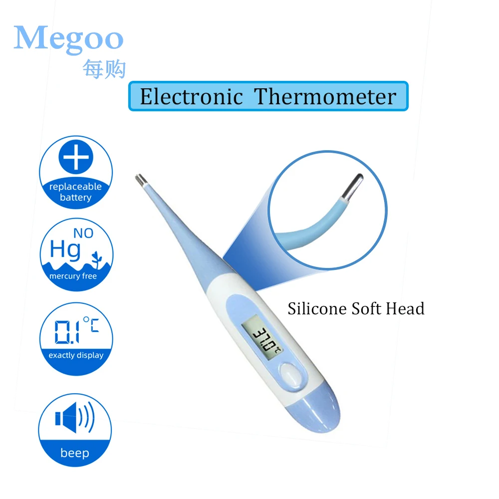 Водонепроницаемый цифровой Детский термометр с мягким датчиком, портативный цифровой электронный термометр с большим экраном для детей и ...
Водонепроницаемый цифровой Детский термометр с мягким датчиком, портативный цифровой электронный термометр с большим экраном для детей и ...