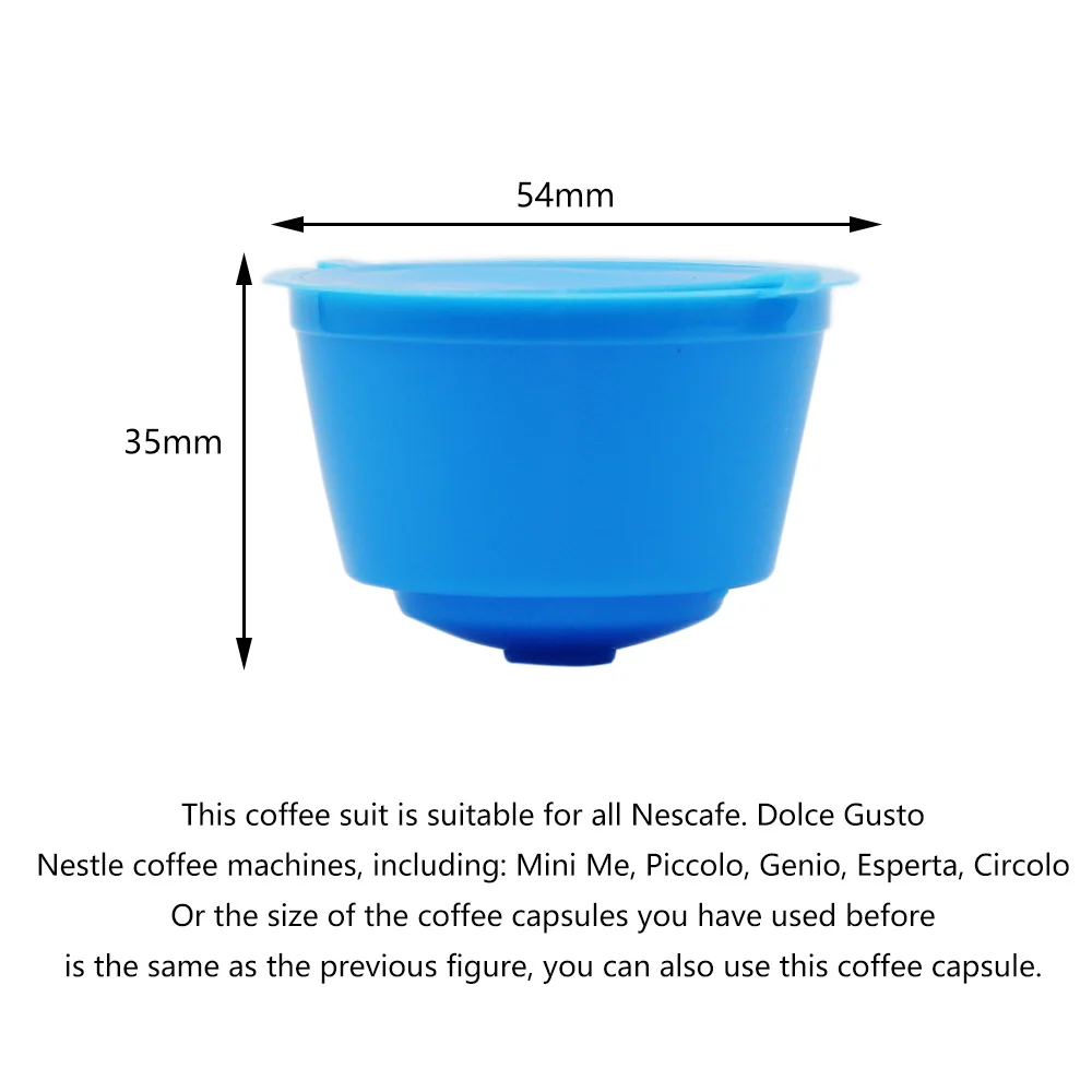 4 Pcs Coffee Capsule Filter Cup Reusable for Nescafe Dolce Gusto Refillable Caps Spoon Brush Filter Baskets Pod Soft Taste Sweet
4 Pcs Coffee Capsule Filter Cup Reusable for Nescafe Dolce Gusto Refillable Caps Spoon Brush Filter Baskets Pod Soft Taste Sweet