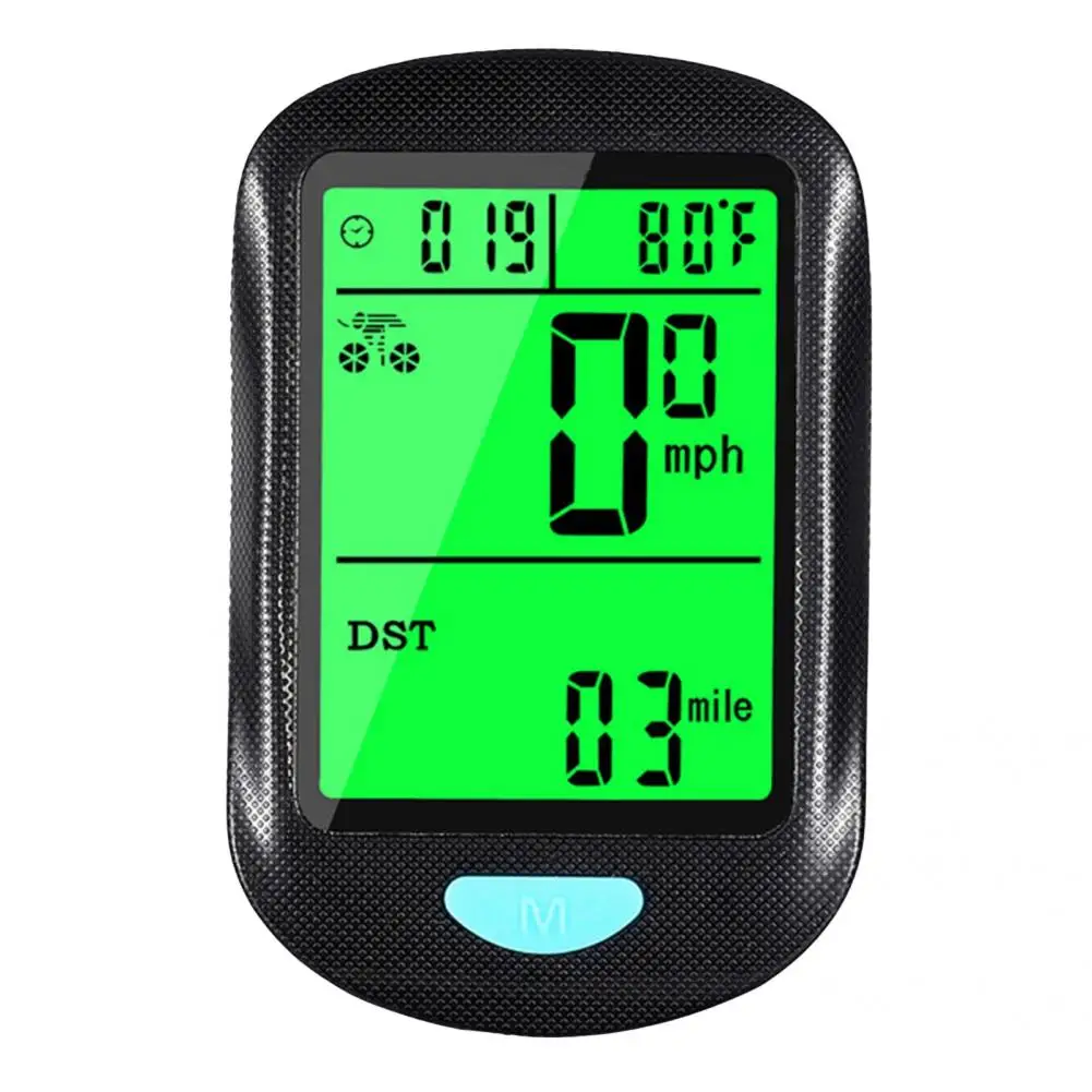 Black Portable Wireless Speed Meter PVC Bicycle Computer Full Screen Backlight for Bikes
Black Portable Wireless Speed Meter PVC Bicycle Computer Full Screen Backlight for Bikes