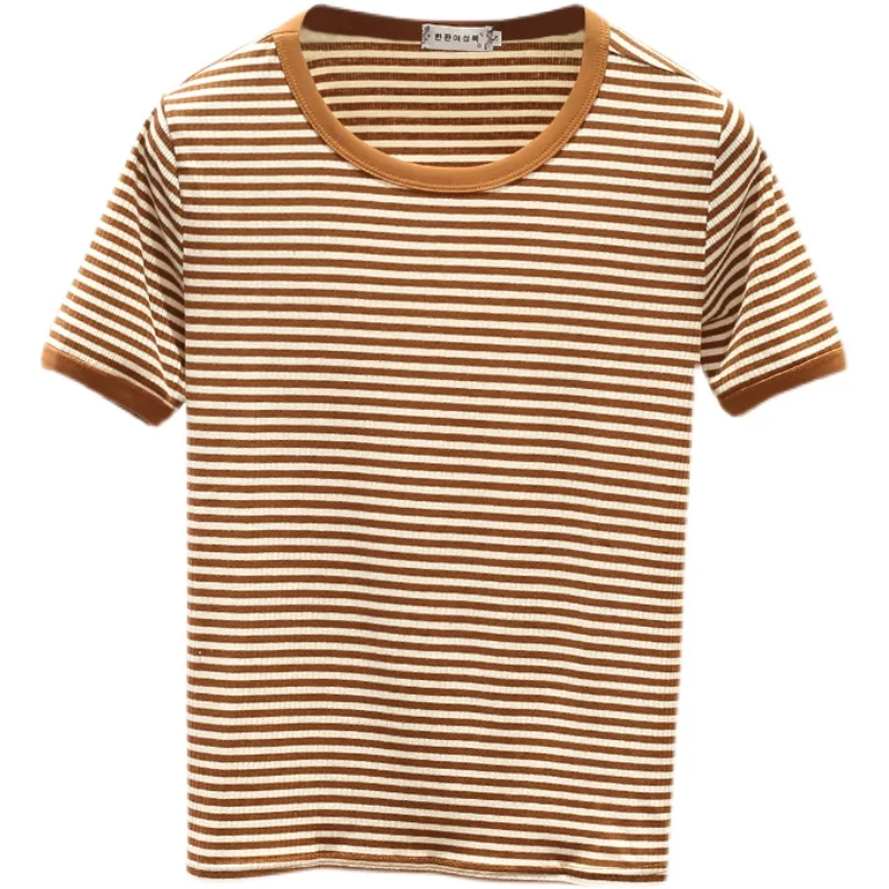 2021 S-2XL New Summer T Shirt Women Elasticity T-Shirt Woman Clothes Tops Slim Tshirt Female Short sleeve Crop Top Womens Sexy
2021 S-2XL New Summer T Shirt Women Elasticity T-Shirt Woman Clothes Tops Slim Tshirt Female Short sleeve Crop Top Womens Sexy