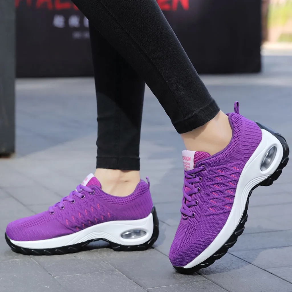 Air Cushion Knitting Woman Walking Shoes Straps Women Shoes Mesh Casual High Platform Comfortable Women Casual Shoes Sneakers
Air Cushion Knitting Woman Walking Shoes Straps Women Shoes Mesh Casual High Platform Comfortable Women Casual Shoes Sneakers