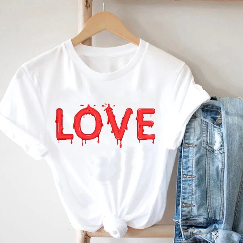 T-Shirts Women Fairy Grunge Grunge Aesthetic Women's Tops A T-Shirt With Words Love Running Women's Summer Dress Kawaii Clothes
T-Shirts Women Fairy Grunge Grunge Aesthetic Women's Tops A T-Shirt With Words Love Running Women's Summer Dress Kawaii Clothes