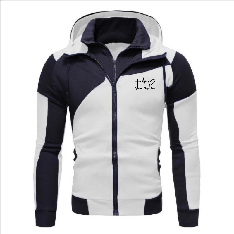 Men Casual Hoodies Patchwork Color Fashion Zipper Men Hooded Sweatshirt Letter Print Hoodie Long Sleeve Spring Autumn Clothes
Men Casual Hoodies Patchwork Color Fashion Zipper Men Hooded Sweatshirt Letter Print Hoodie Long Sleeve Spring Autumn Clothes
