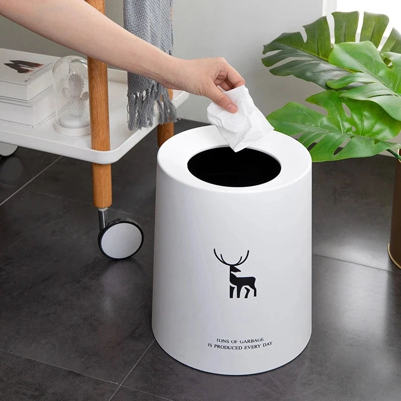 Nordic style circular dustbin, double lidless dustbin, living room bedroom office creative web celebrity dustbin
Nordic style circular dustbin, double lidless dustbin, living room bedroom office creative web celebrity dustbin