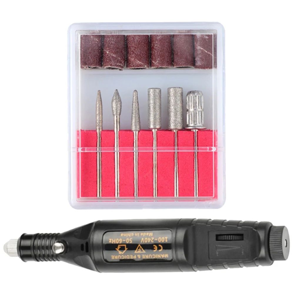 1 Set Nail Polisher Mini Electric Nail File Professional Manicure Pedicure Kit Portable Nail Grinder Nail Art Tool AU Plug (Blac
1 Set Nail Polisher Mini Electric Nail File Professional Manicure Pedicure Kit Portable Nail Grinder Nail Art Tool AU Plug (Blac