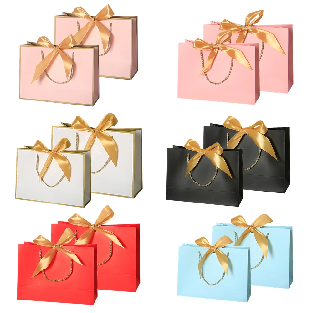 Paper Bag for Gift Box with Ribbon Festival gift bag Shopping Clothing Store Craft Paper Box Shipping kraft paper Package bag
Paper Bag for Gift Box with Ribbon Festival gift bag Shopping Clothing Store Craft Paper Box Shipping kraft paper Package bag