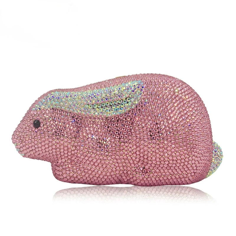 Cute Pink Rabbit Women Crystal Evening Bags Ladies Diamond Party Dinner Clutch Handbag High Quality Wedding Bridal Banquet Purse
Cute Pink Rabbit Women Crystal Evening Bags Ladies Diamond Party Dinner Clutch Handbag High Quality Wedding Bridal Banquet Purse