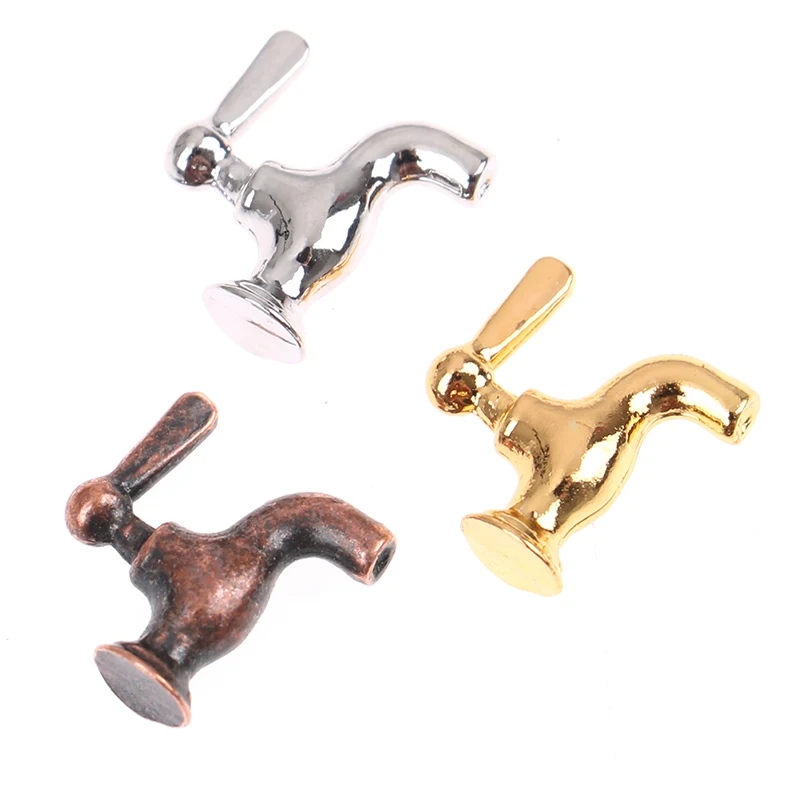 4pcs/set 1:12 Miniature Metal Water Tap Faucet For Dollhouse Bathroom Accessories Dollhouse Miniature Faucet
4pcs/set 1:12 Miniature Metal Water Tap Faucet For Dollhouse Bathroom Accessories Dollhouse Miniature Faucet
