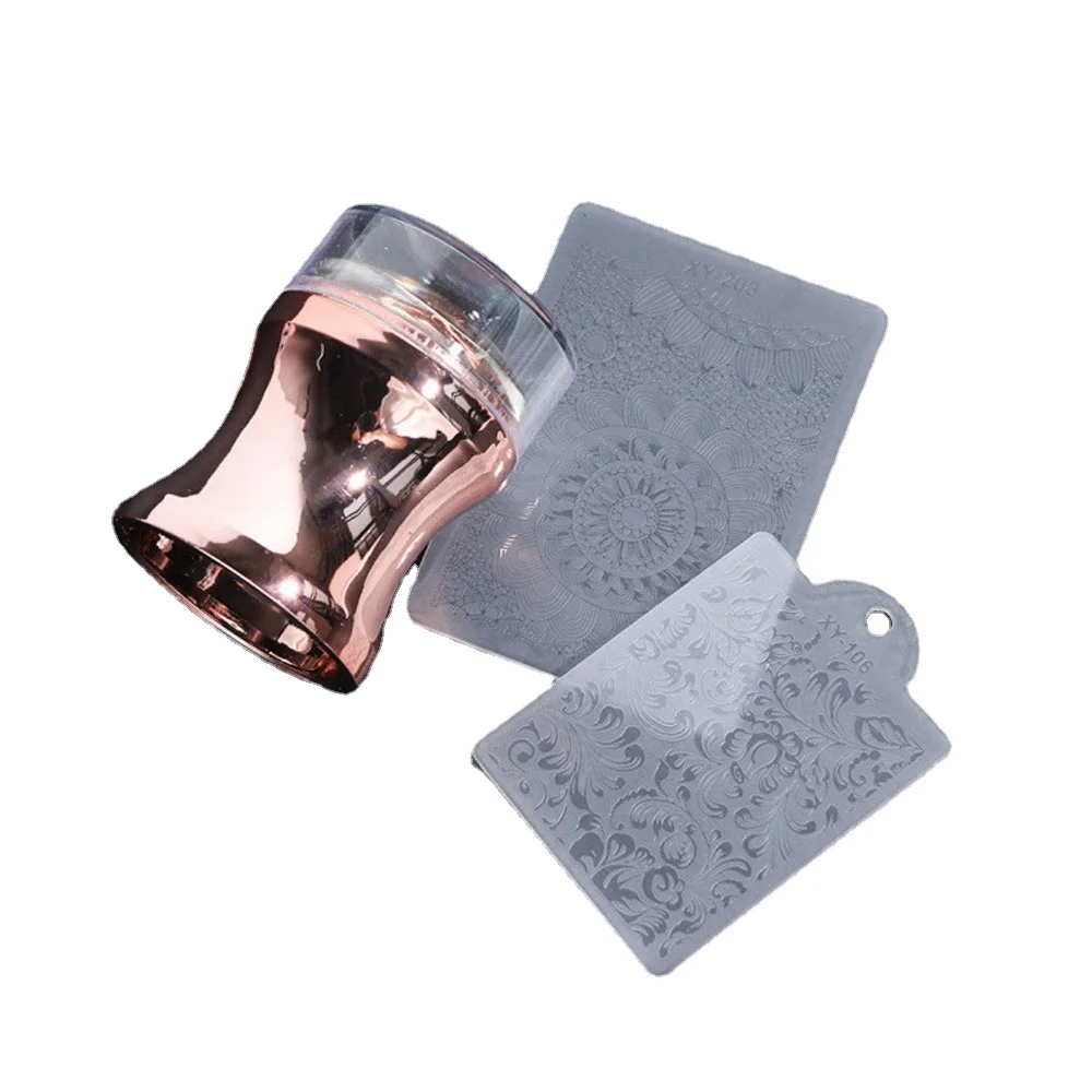 Double Head Clear Silicone Jelly Nail Art Stamper Scraper Set Manicure Polish Print Transfer Nail Stamp Template Tool
Double Head Clear Silicone Jelly Nail Art Stamper Scraper Set Manicure Polish Print Transfer Nail Stamp Template Tool