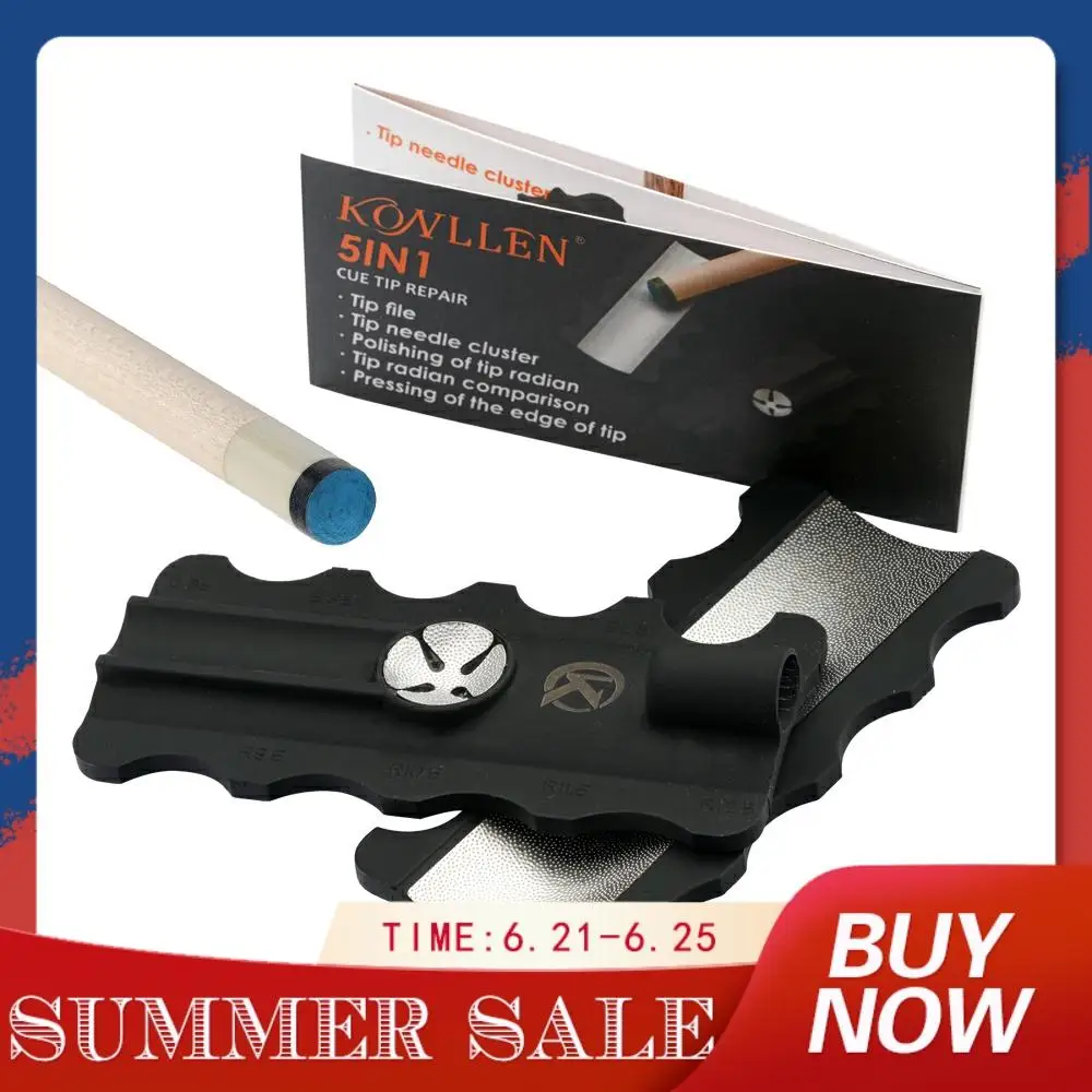 KONLLEN Billiard Tip Repairs Sanders Shaper Tapper Conditioner 5 in 1 Tip Tool Tips Tools Professional Billiards Accessories
KONLLEN Billiard Tip Repairs Sanders Shaper Tapper Conditioner 5 in 1 Tip Tool Tips Tools Professional Billiards Accessories