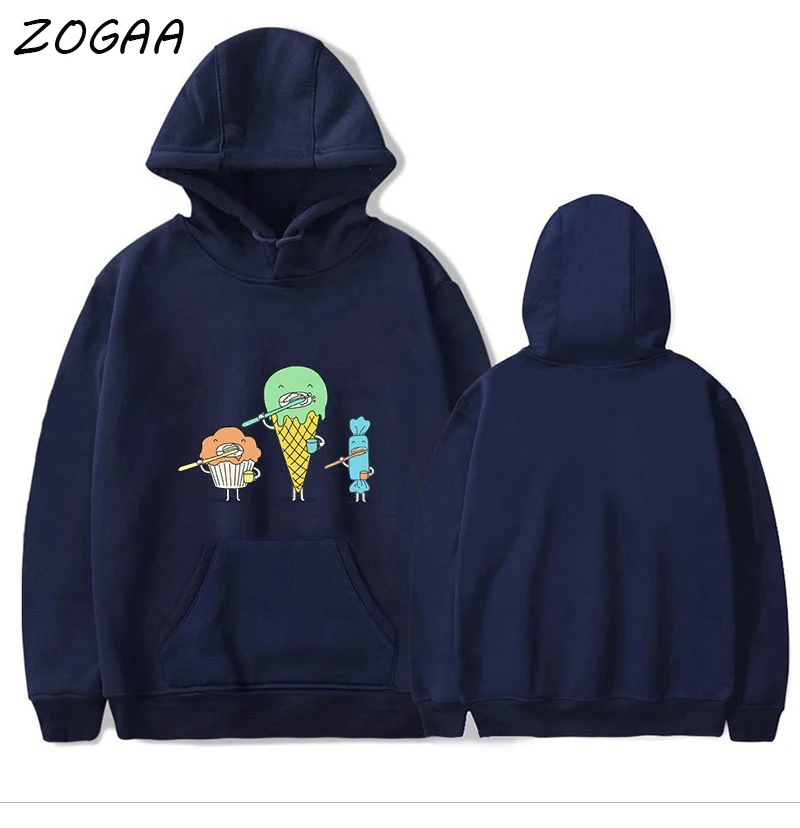 ZOGAA New rendy Men' Hoodie Harajuku Thicken Cartoon Ice Cream Casual Streetwear Sweatshirt Hip Hop Youth Men's and Women's Wear
ZOGAA New rendy Men' Hoodie Harajuku Thicken Cartoon Ice Cream Casual Streetwear Sweatshirt Hip Hop Youth Men's and Women's Wear