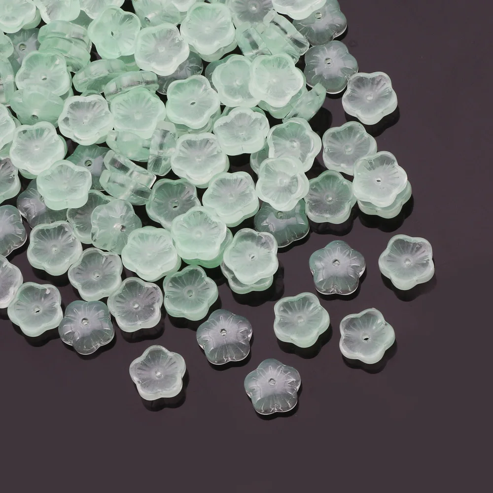10-50pcs Transparent Light Green Flower Czech Crystal Beads Loose Spacer Glass Beads For Jewelry Making Necklace DIY Accessories
10-50pcs Transparent Light Green Flower Czech Crystal Beads Loose Spacer Glass Beads For Jewelry Making Necklace DIY Accessories