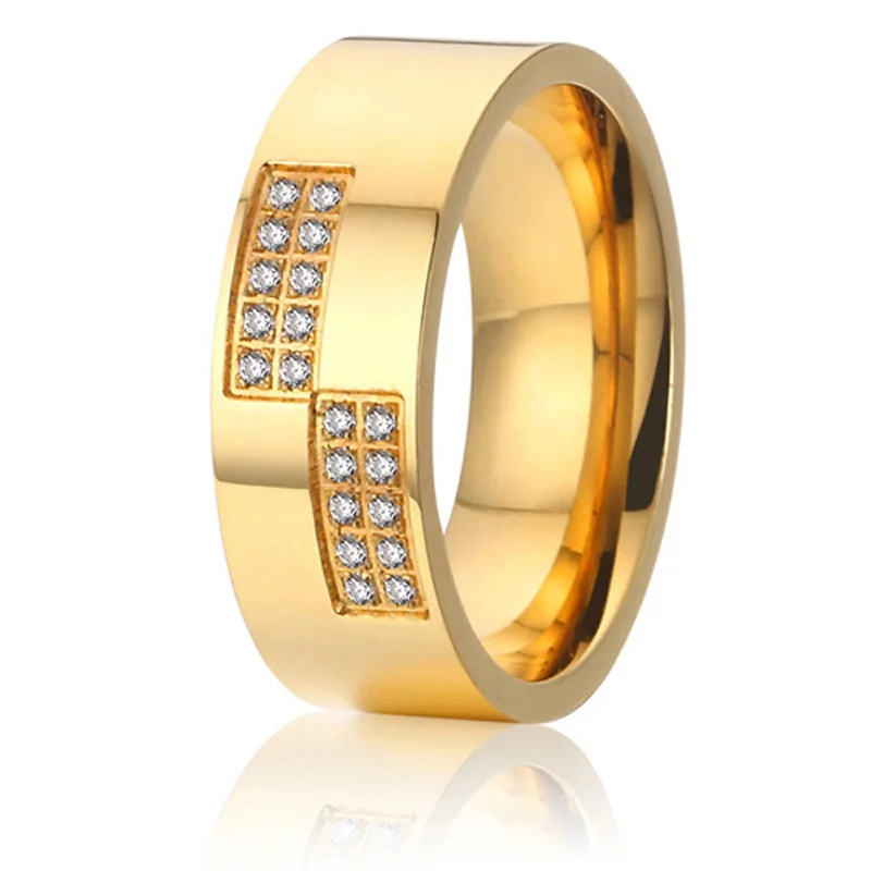 beautiful ladies 8mm big titanium rings for women female love wedding band promise love ring men with cz cubic zirconia anel 
beautiful ladies 8mm big titanium rings for women female love wedding band promise love ring men with cz cubic zirconia anel