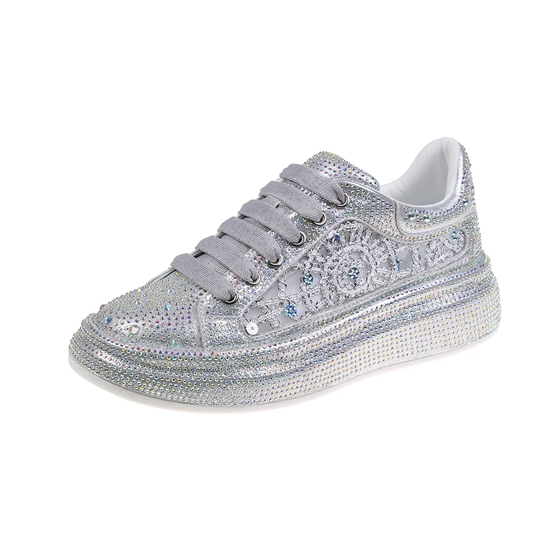 Women's Fashion Sports Shoes Thin Breathable White Net Shoes Women's Single Shoes 2021 New Style Rhinestone Casual Shoes
Women's Fashion Sports Shoes Thin Breathable White Net Shoes Women's Single Shoes 2021 New Style Rhinestone Casual Shoes