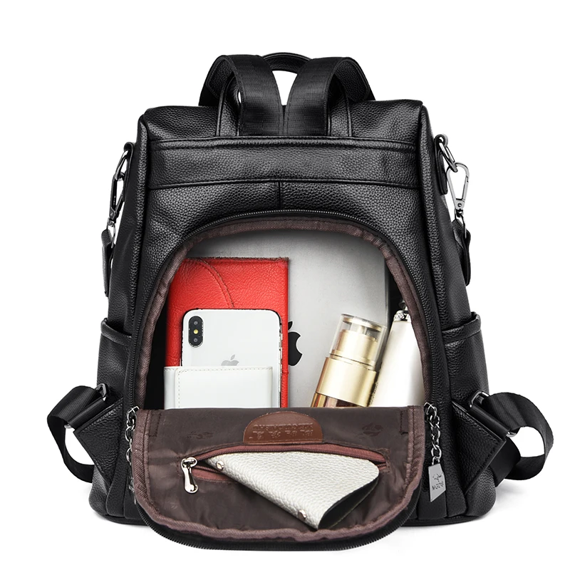 Women Luxury Backpack Multifunction Anti Theft School Bags For Teenager Girls Ladies Travel Backpacks Rucksack Shoulder Bag2021 
Women Luxury Backpack Multifunction Anti Theft School Bags For Teenager Girls Ladies Travel Backpacks Rucksack Shoulder Bag2021