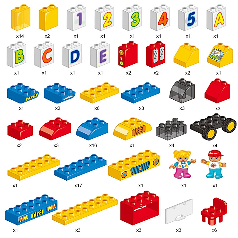 Puzzle City Bus Large Particle Building Blocks Set Compatible with Car Bricks for Boys and Girls Gifts
Puzzle City Bus Large Particle Building Blocks Set Compatible with Car Bricks for Boys and Girls Gifts