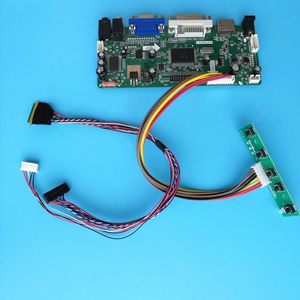Комплект для HB140WX1 200 DVI аудио ЖК дисплей светодиодный DIY 2019 драйвер VGA HDMI