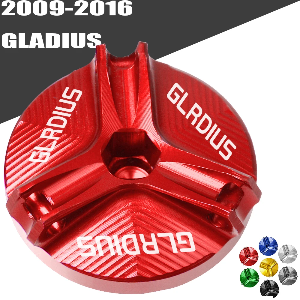 

GLADIUS logo Motorcycle CNC Engine Oil Cap Bolt Screw filler cover For Suzuki GLADIUS 2009 2010 2011 2012 2013 2014 2015 2016