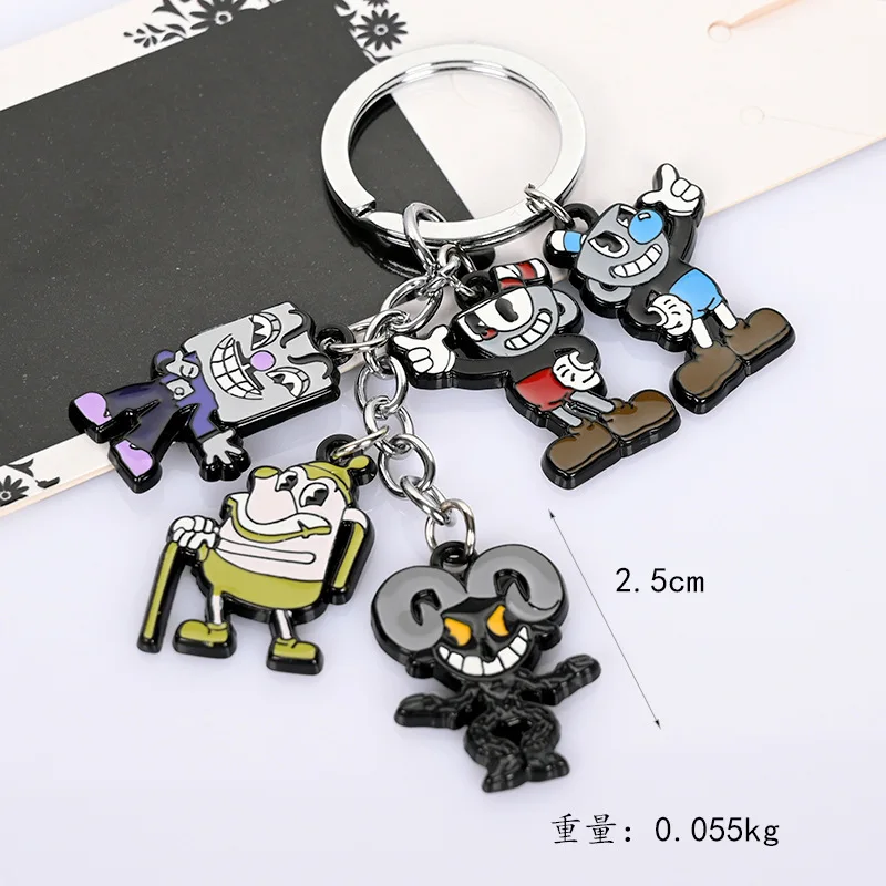 K566 Cuphead Game Character KeyChain Key Holder Cute Enamel Metal Pendant Car Keychain For Keys Rings Gifts For Kids 1pcs
K566 Cuphead Game Character KeyChain Key Holder Cute Enamel Metal Pendant Car Keychain For Keys Rings Gifts For Kids 1pcs