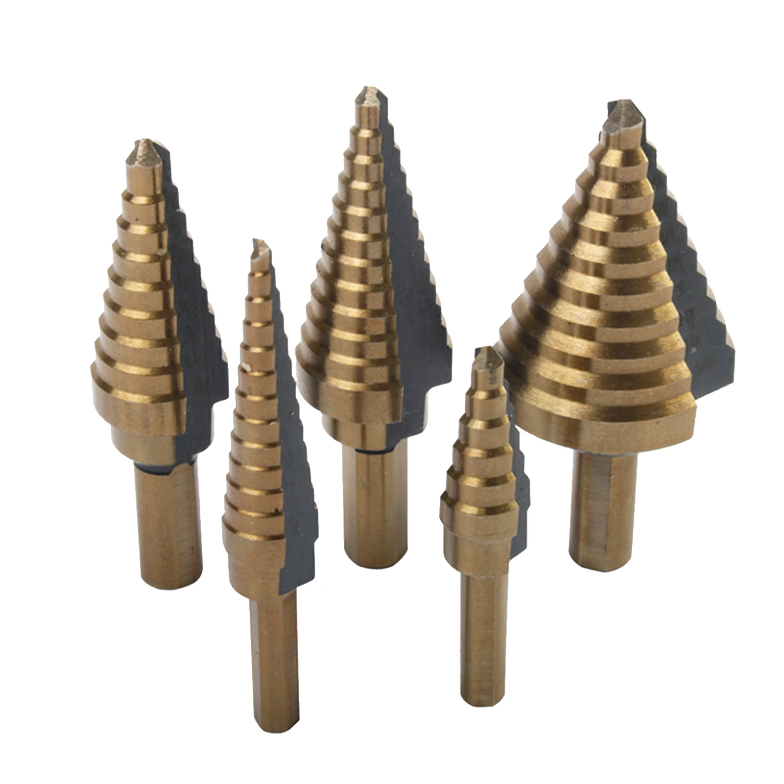 5PCS Step Drill Bit Set Multiple Hole Step Drill High Speed Steel Total 50 Sizes Drilling Tool Step Cone Drill with Aluminum Box
5PCS Step Drill Bit Set Multiple Hole Step Drill High Speed Steel Total 50 Sizes Drilling Tool Step Cone Drill with Aluminum Box