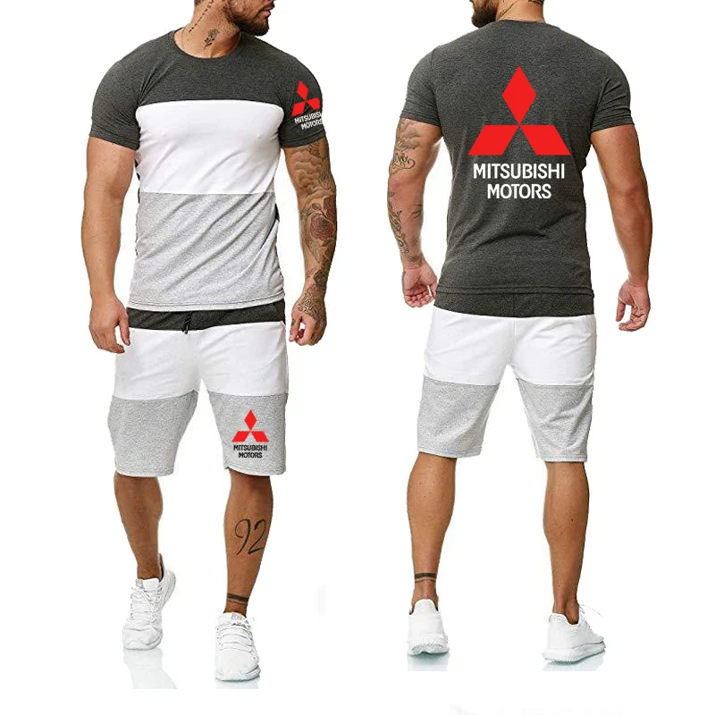 New 2020 Summer Mens suits Mitsubishi Car Logo Printed Casual Gradient High Quality Men's T-Shirt+Pants Suit 2Pcs
New 2020 Summer Mens suits Mitsubishi Car Logo Printed Casual Gradient High Quality Men's T-Shirt+Pants Suit 2Pcs