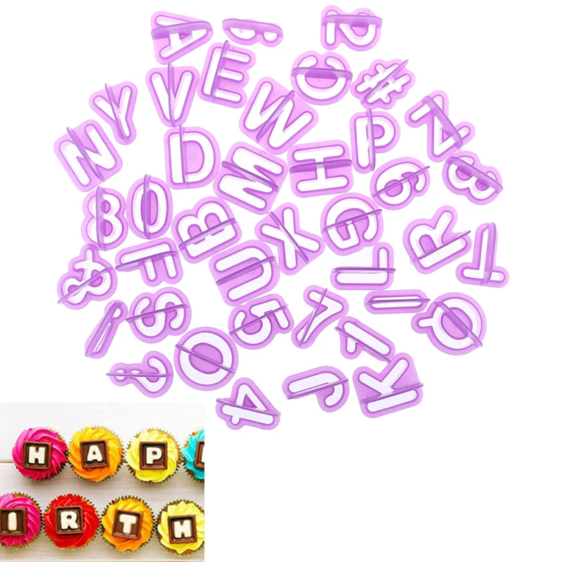40Pcs/1Set NEW Letter Font Plastic Cookie Cutter Fondant Tool Baking Cake Mold Decorating Press Pastry DIY
40Pcs/1Set NEW Letter Font Plastic Cookie Cutter Fondant Tool Baking Cake Mold Decorating Press Pastry DIY