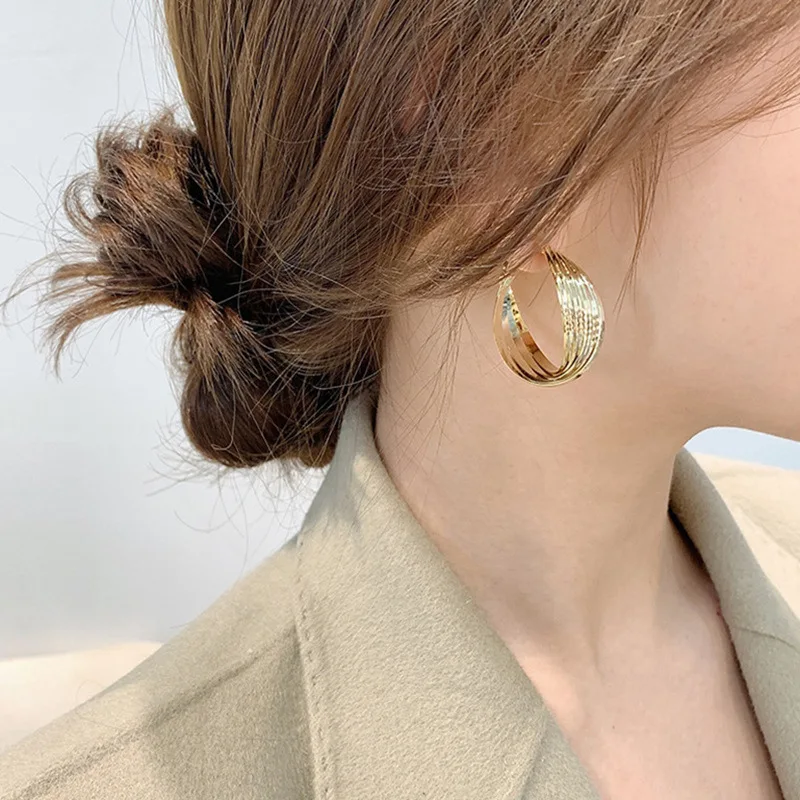 Retro Trend fashion Earrings for Women Alloy Drop Earrings Geometry Exaggeration Earrings Simple Fashion Jewelry Accessories
Retro Trend fashion Earrings for Women Alloy Drop Earrings Geometry Exaggeration Earrings Simple Fashion Jewelry Accessories