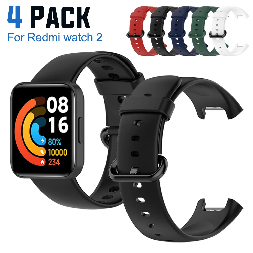 4-Pack ремешок для часов Redmi 2 ремешок для часов для Xiaomi Redmi Watch2 силиконовый умный Браслет замена браслета Correa
4-Pack ремешок для часов Redmi 2 ремешок для часов для Xiaomi Redmi Watch2 силиконовый умный Браслет замена браслета Correa