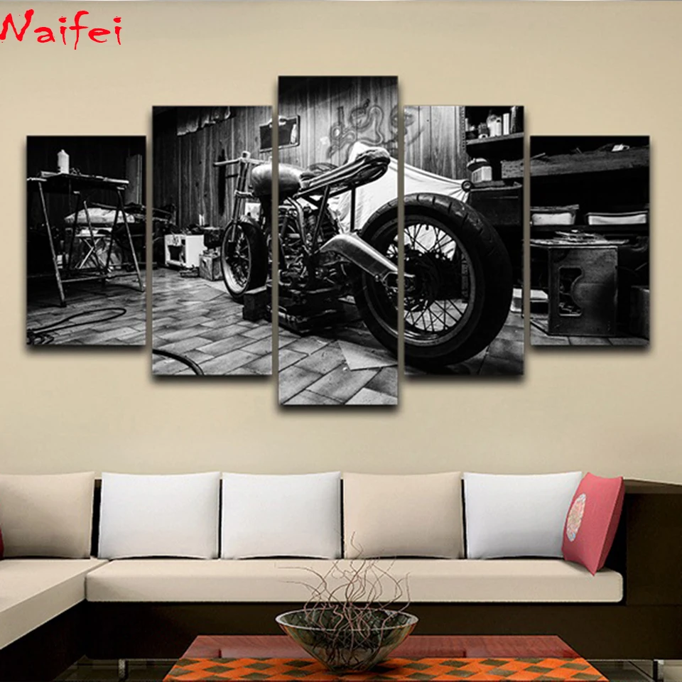 5 Pieces Diamond painting Retro Motorcycle Poster Home Decoration Modern Painting For full diamond embroidery-3
5 Pieces Diamond painting Retro Motorcycle Poster Home Decoration Modern Painting For full diamond embroidery-3