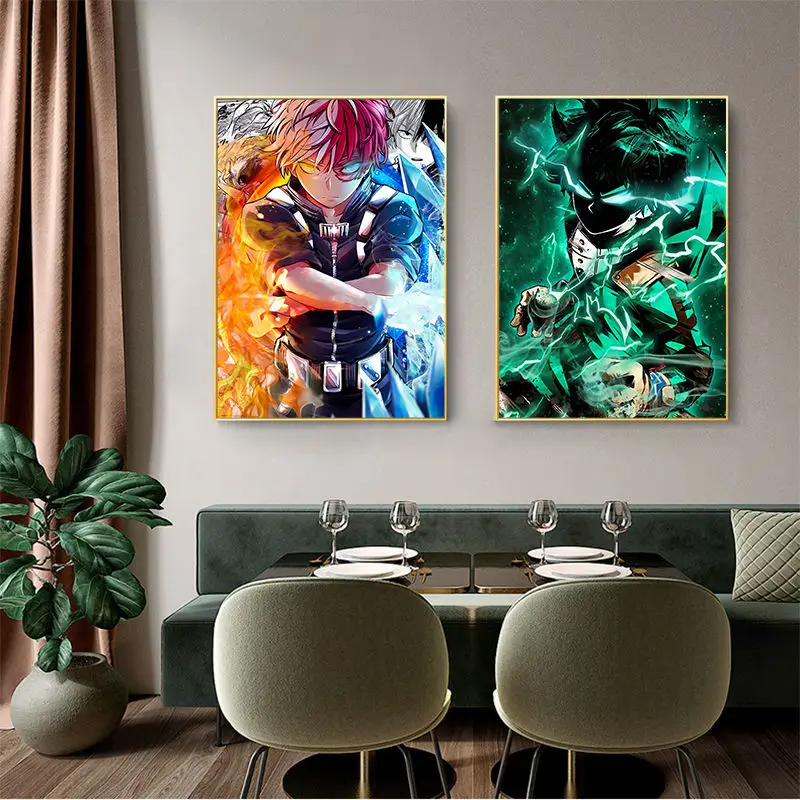 Japanese Anime My Hero Academia Posters Comics Art Wall Decoration Oil Canvas Painting for Bedroom Boy Room Home Decor Unframed
Japanese Anime My Hero Academia Posters Comics Art Wall Decoration Oil Canvas Painting for Bedroom Boy Room Home Decor Unframed