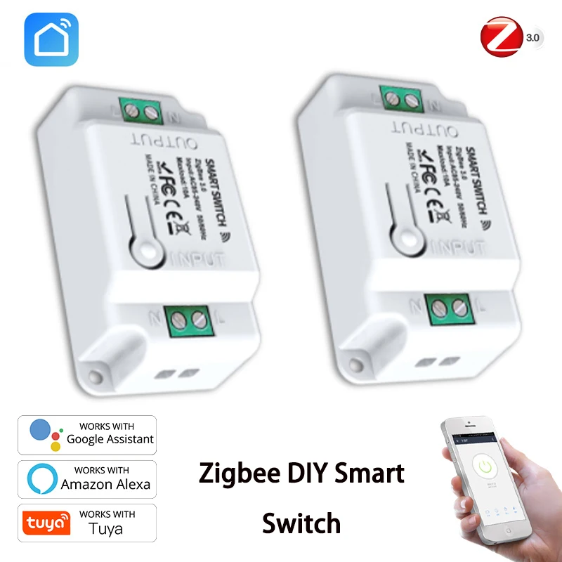 Коммутатор Zigbee, Tuya, умный дом, автоматизация, модуль контроллера света, работа с Alexa, Google Home Assistant
Коммутатор Zigbee, Tuya, умный дом, автоматизация, модуль контроллера света, работа с Alexa, Google Home Assistant