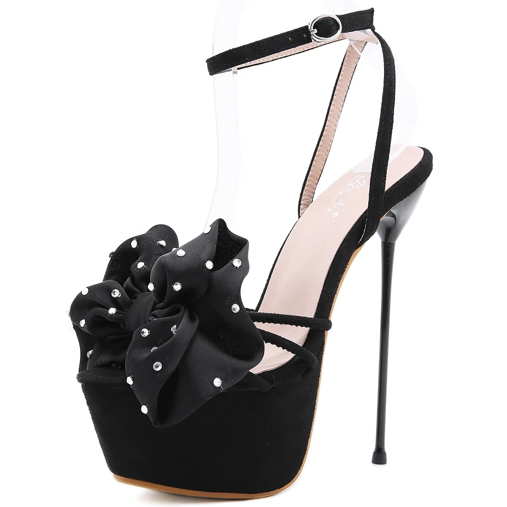 BONJOMARISA Hot Sale Ladies Sandals Solid Buckle Platform Thin High Heel Sandals Women Butterfly Knot Fashion Design Shoes Woman
BONJOMARISA Hot Sale Ladies Sandals Solid Buckle Platform Thin High Heel Sandals Women Butterfly Knot Fashion Design Shoes Woman