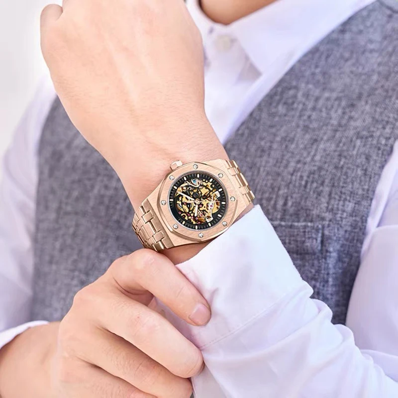 Men's Watches Royal Oak Offshore Hollow Out Mechanical Automatic Watch Free Shipping Luxury Women Wrist Watch Relogio Masculino 
Men's Watches Royal Oak Offshore Hollow Out Mechanical Automatic Watch Free Shipping Luxury Women Wrist Watch Relogio Masculino