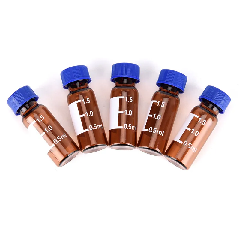 5 Pcs 2ml Brown Graduated Sample Vials Blue Screw Cap Screw On Cover Lid Graduated Round Glass Reagent Bottle Graduation Vials
5 Pcs 2ml Brown Graduated Sample Vials Blue Screw Cap Screw On Cover Lid Graduated Round Glass Reagent Bottle Graduation Vials