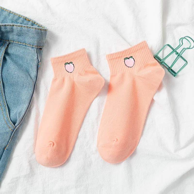 5 Pairs Women Socks Set Solid Cartoon Fruit Print Soft Girl Cute Japanese Style Summer Low Tube Breathable Cotton Quality
5 Pairs Women Socks Set Solid Cartoon Fruit Print Soft Girl Cute Japanese Style Summer Low Tube Breathable Cotton Quality
