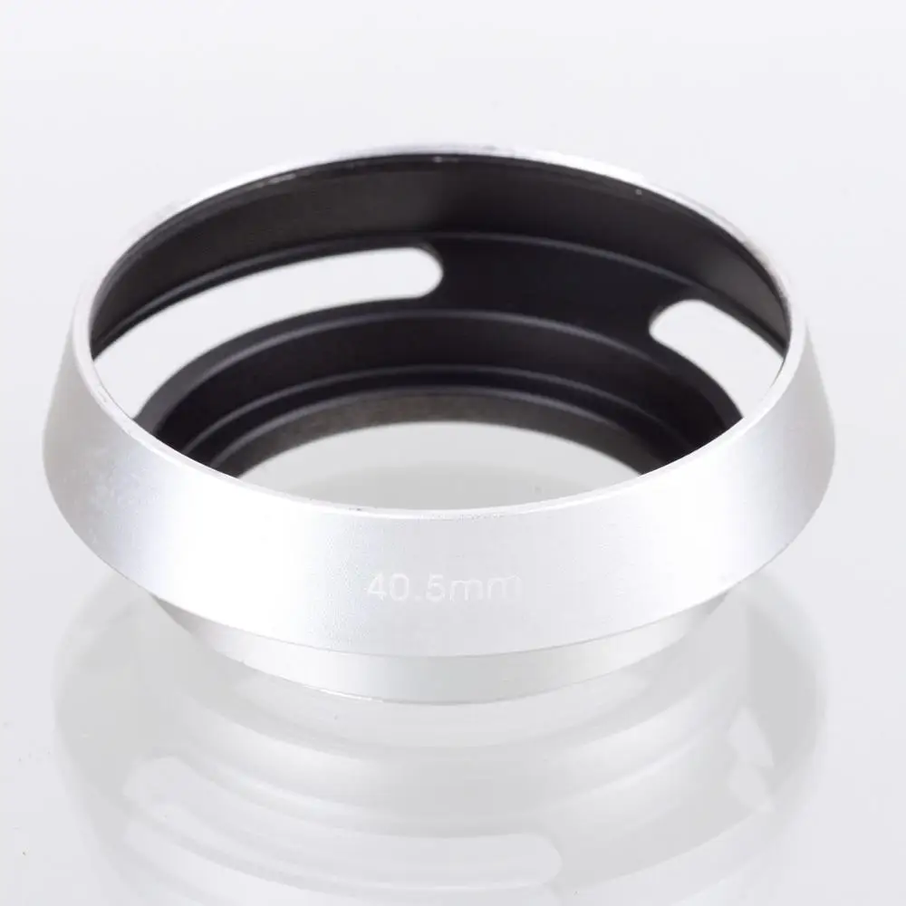 Silver 40.5mm Camera Lens Hood Metal Vented Screw-in Lente Protect For Canon Nikon Sony Leica Olympus Pentax
Silver 40.5mm Camera Lens Hood Metal Vented Screw-in Lente Protect For Canon Nikon Sony Leica Olympus Pentax