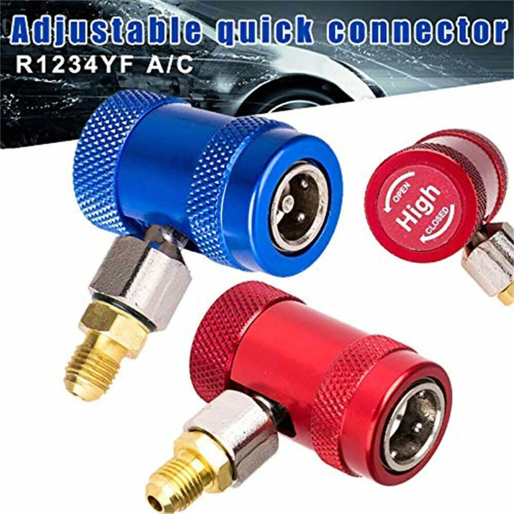 2PCS Car AC Air Conditioner Adapter Quick Coupler Connector High Low Coupler R1234YF Air Conditioning Accessary Refrigerant
2PCS Car AC Air Conditioner Adapter Quick Coupler Connector High Low Coupler R1234YF Air Conditioning Accessary Refrigerant