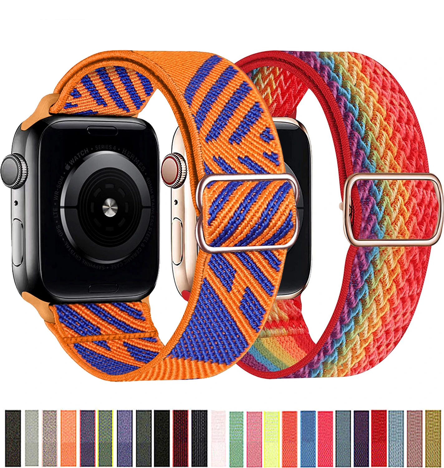 Scrunchie Strap for Apple watch band 44mm 40mm 45mm 41mm 38mm 42mm Elastic Nylon solo Loop bracelet iWatch series 3 4 5 6 se 7
Scrunchie Strap for Apple watch band 44mm 40mm 45mm 41mm 38mm 42mm Elastic Nylon solo Loop bracelet iWatch series 3 4 5 6 se 7