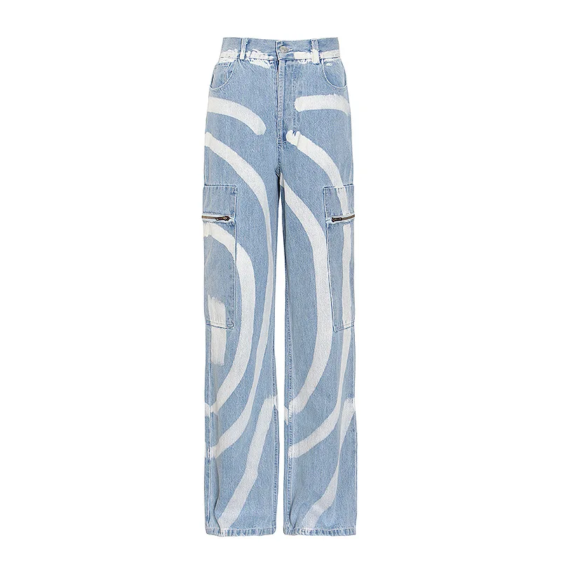 Australia High Waist Casual Print Loose Jeans Wide Leg Pants 2021 Women Street Aesthetic Clothing Blue Jean Vintage Denim Pants
Australia High Waist Casual Print Loose Jeans Wide Leg Pants 2021 Women Street Aesthetic Clothing Blue Jean Vintage Denim Pants