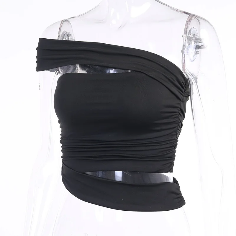 Chifirena Summer Wrap Sexy Crop Top Hollow Out Off Shoulder Tank Top Slim Skew Collar White Black Top Shirts Women 2021 Vest
Chifirena Summer Wrap Sexy Crop Top Hollow Out Off Shoulder Tank Top Slim Skew Collar White Black Top Shirts Women 2021 Vest