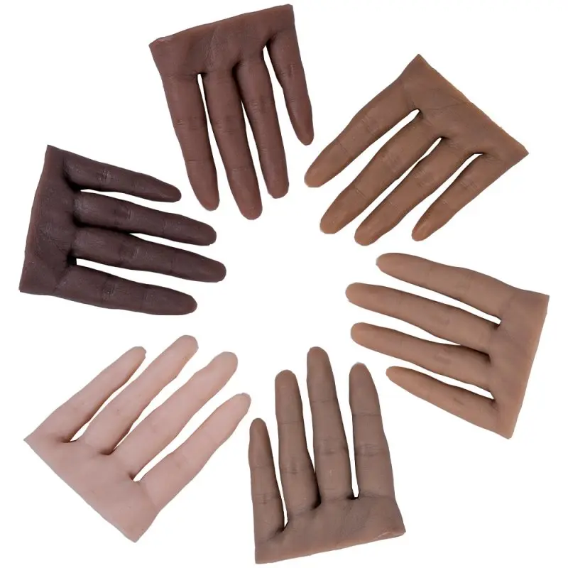 Silicone Nail Art Flexible Training Fake Hand Model Display Hand Manicure Mold Simulation Fake Hand For DIY Nails Practice
Silicone Nail Art Flexible Training Fake Hand Model Display Hand Manicure Mold Simulation Fake Hand For DIY Nails Practice