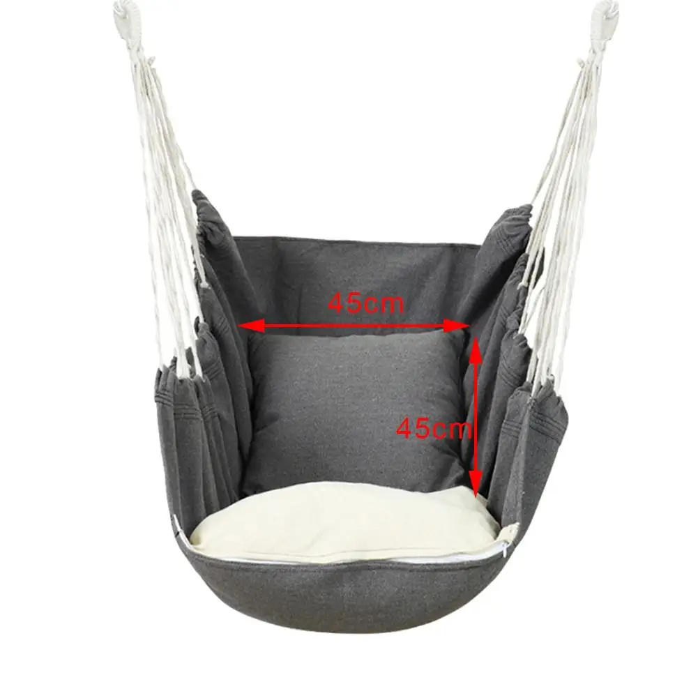 Nordic Style Hammock Outdoor Indoor Garden Dormitory Bedroom Hanging Chair For Child Adult Swinging Single Safety Chair 40P 
Nordic Style Hammock Outdoor Indoor Garden Dormitory Bedroom Hanging Chair For Child Adult Swinging Single Safety Chair 40P