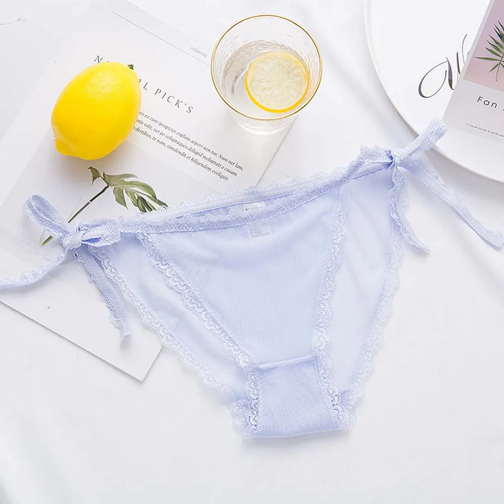 1Pc Women Underwear Sexy Bandage Lace Temptation Lingerie Low-waist Underpant Female Transparent Mesh Soft Breathable Briefs
1Pc Women Underwear Sexy Bandage Lace Temptation Lingerie Low-waist Underpant Female Transparent Mesh Soft Breathable Briefs
